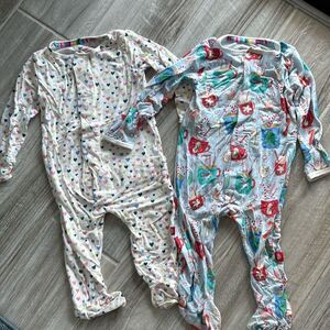 Magnetic me size 3-6 modal pajamas Christmas set of 2